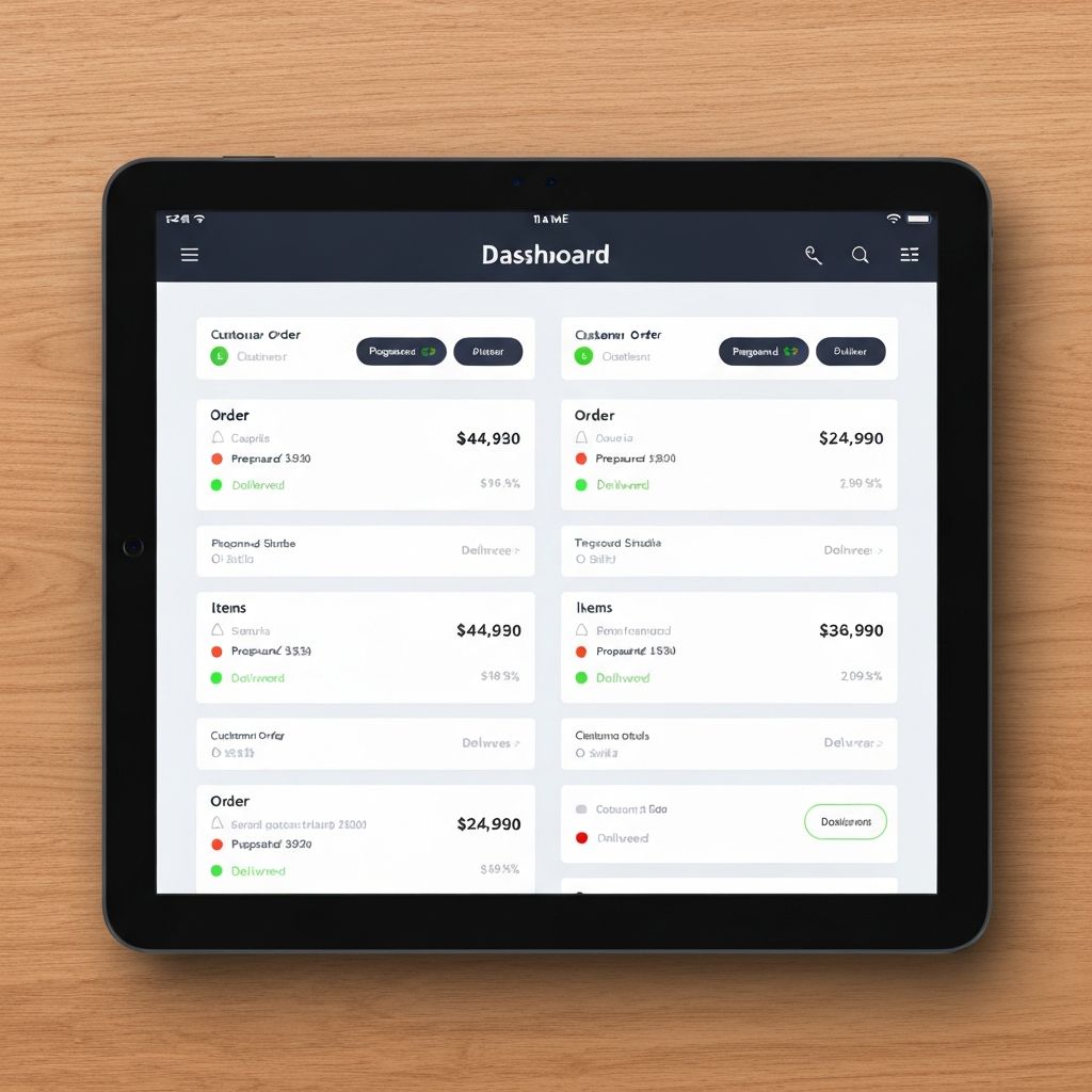 Order Management Dashboard